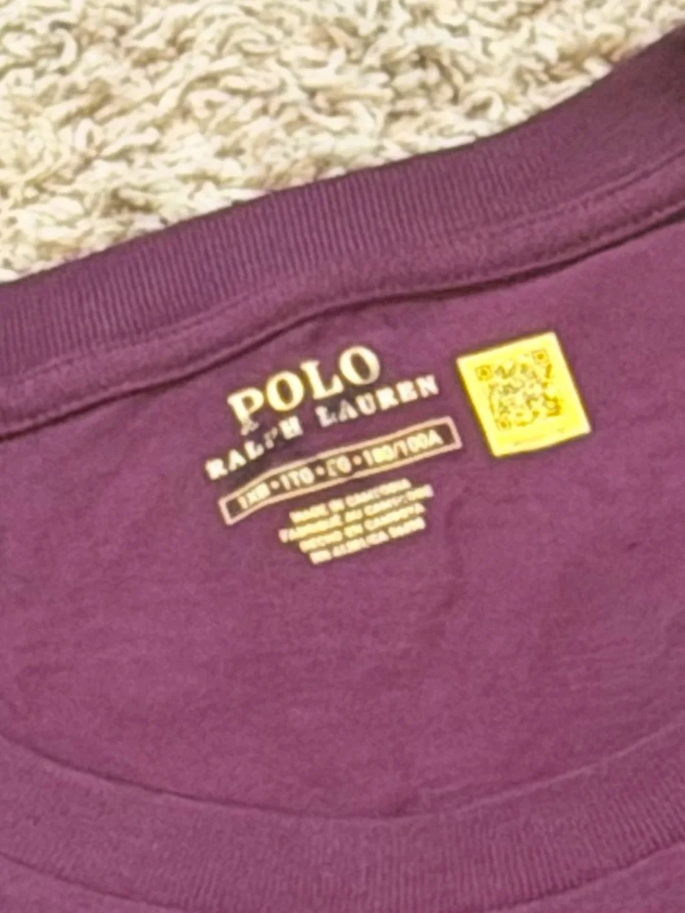 New Polo Ralph Lauren T-Shirt Tee Men's 1XB Maroon Pony NWOT
